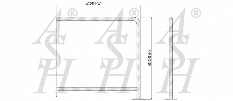 ash1120tfwssncr-pedestrian-barrier-technical-drawing-ash-door-furniture-specialists