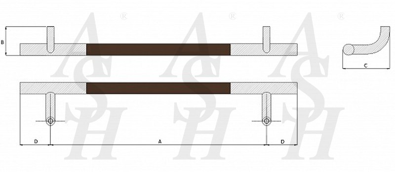 ash620-leather-clad-pull-door-handle-technical-drawing-ash-door-furniture-specialists-wm