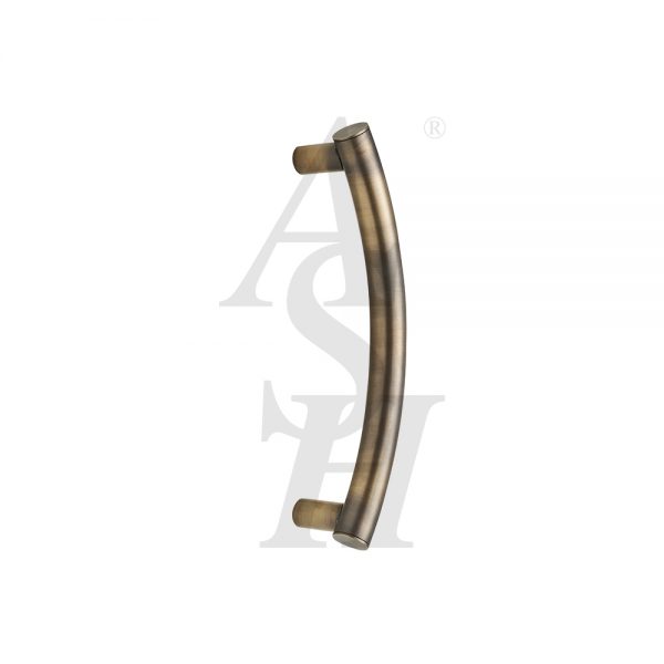 ash128-antique-brass-antimicrobial-curved-cranked-pull-door-handle-ash-door-furniture-specialists-wm