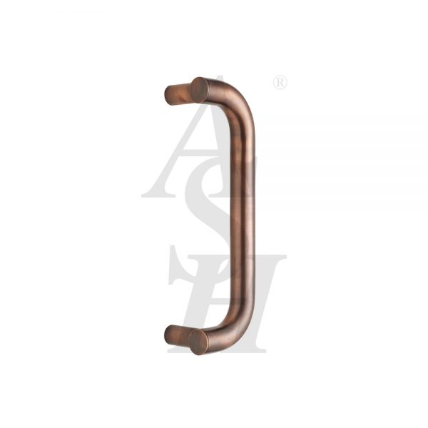 ash143-antique-copper-antimicrobial-cranked-pull-door-handle-ash-door-furniture-specialists-wm