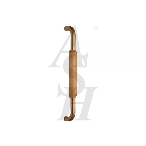 ash500tg-antique-brass-timber-pull-door-handle-ash-door-furniture-specialists
