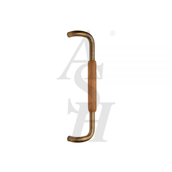 ash503tg-antique-brass-timber-pull-door-handle-ash-door-furniture-specialists