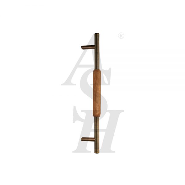 ash523tg-antique-brass-timber-pull-door-handle-ash-door-furniture-specialists