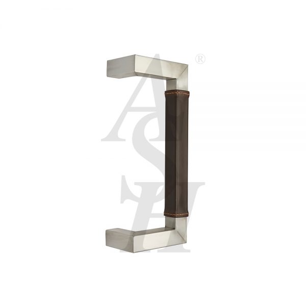 ash658c-satin-stainless-leather-clad-pull-door-handle-ash-door-furniture-specialists